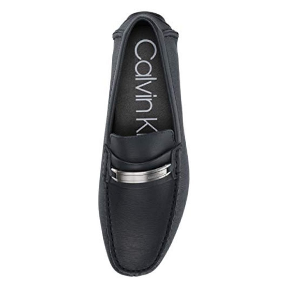 Calvin Klein Moccasin, Driving Shoe, Navy Blue, 12M - Picture 3 of 6